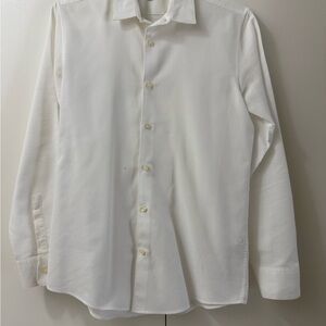 Zara Elegant Ivory Men's Dress Shirt